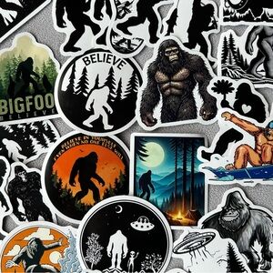 60 Sasquatch Stickers ~ Brand New!